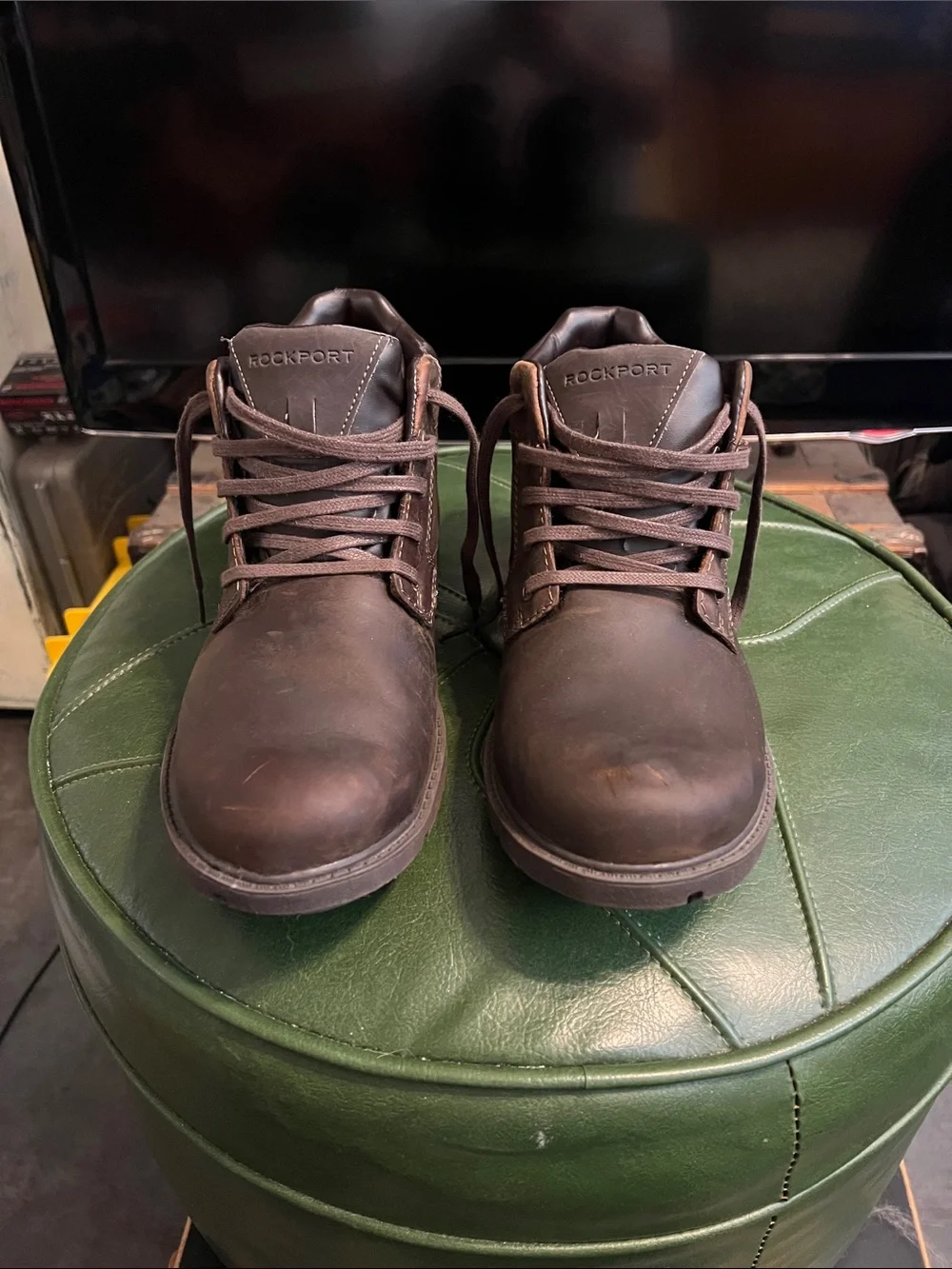 ROCKPORT WEATHER OR NOT NEW TAN SUEDE LEATHER BOOTS WITH HYDRO-SHIELD WATERPROOF